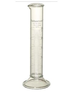 GRADUATED CYLINDER 25ML, SINGLE