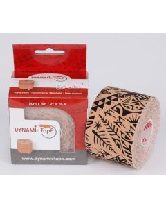 Dynamic Tape 2" x 34yd Beige w/Black Tat